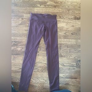 lululemon low wasted purple leggings